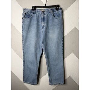 L.L. Bean Men's Blue Denim Jeans Comfort Waist 38x30 100% Cotton 250265 Mexico